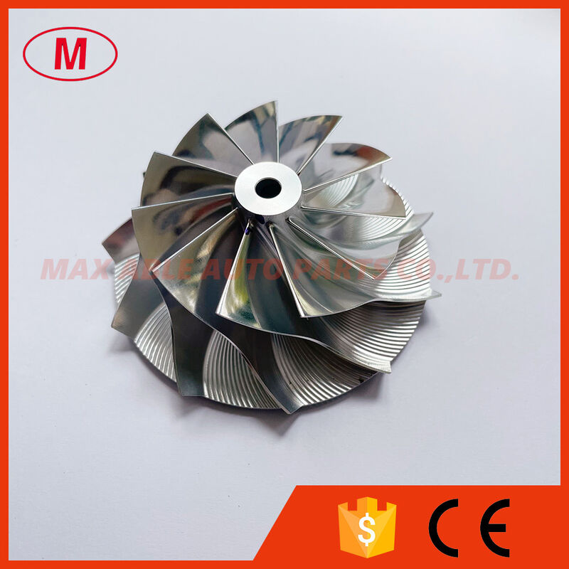 K04 50.00/66.00mm 11+0 blades high performance Turbocharger milling/aluminum 2618/billet compressor wheel