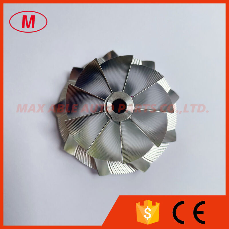 S100 47.00/61.98mm 9+0 Blades Point Milling Turbo Milling/aluminum 2618/billet Compressor Wheel