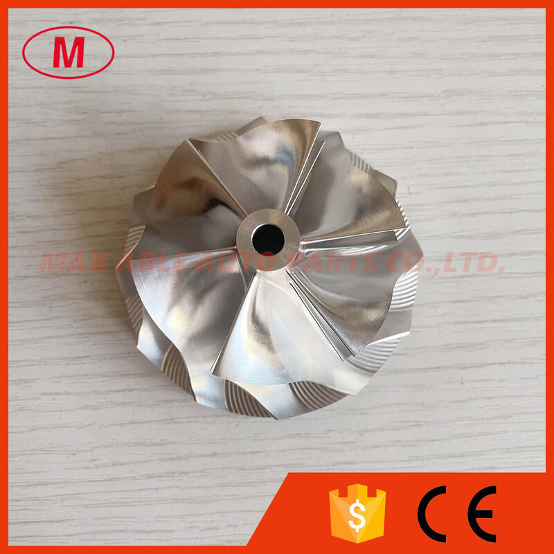 GT35 Forward 56.66/73.00mm 6+6 Blades Turbocharger Milling/aluminum 2618/billet Compressor Wheel