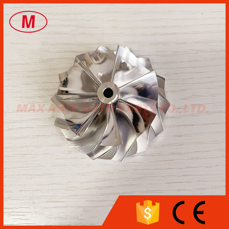 TD04H reverse 53.30/68.00mm 7+7 blades Turbo milling/aluminum 2618/billet compressor wheel
