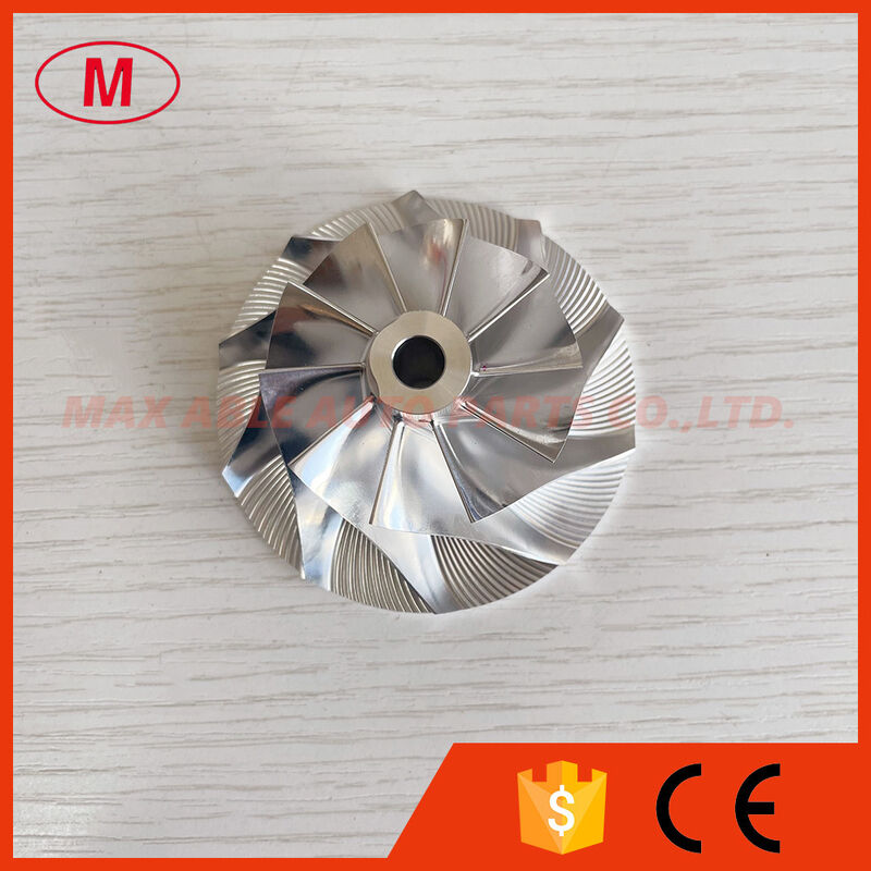 CT26 17291-17010 42.12/64.89mm 10+0 blades Small Nose ,High Blade ,Durability version Turbocharger aluminum 2618/milling/billet compressor wheel for 17201-17010