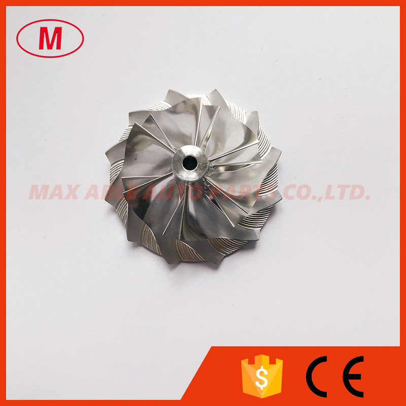 K04 47.56/61.98mm 6+6 blades high performance turbocharger turbo billet/milling/aluminum 2618 compressor wheel
