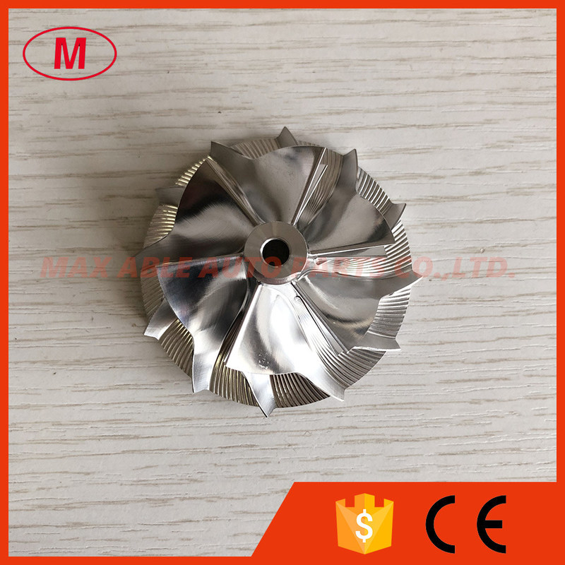 K04 5306-123-2035 41.65/56.8mm 6+6 blades high performance turbocharger milling/aluminum 2618 /billet compressor wheel