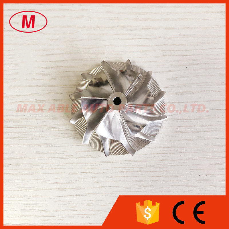 K04 forward 43.30/61.98mm 6+6 blades high performance turbocharger milling/aluminum 2618/billet compressor wheel