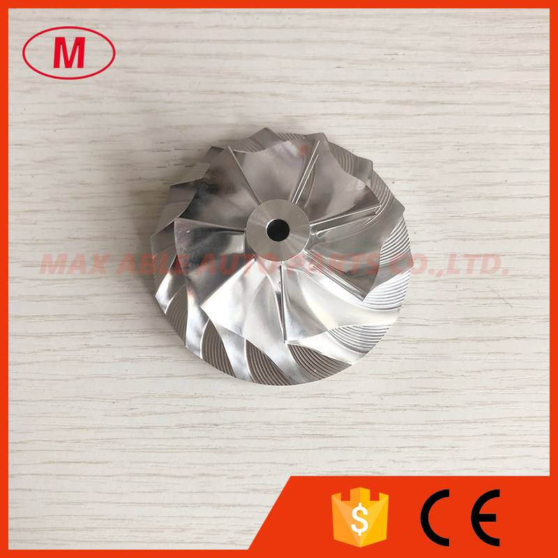 Forward 48.88/68.50mm 7+7blades turbo milling/aluminum 2618/billet compressor wheel
