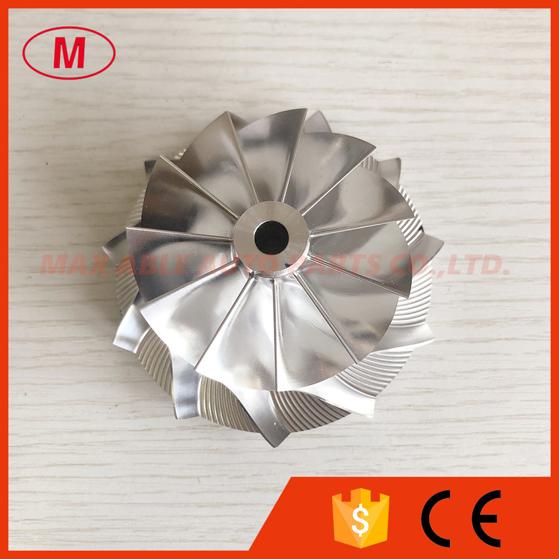 K27 11+0 blades 61.35/84.00mm performance aluminum 2618/billet compressor wheel for Duramax 6.6L L5P 1270-970-1026/12679