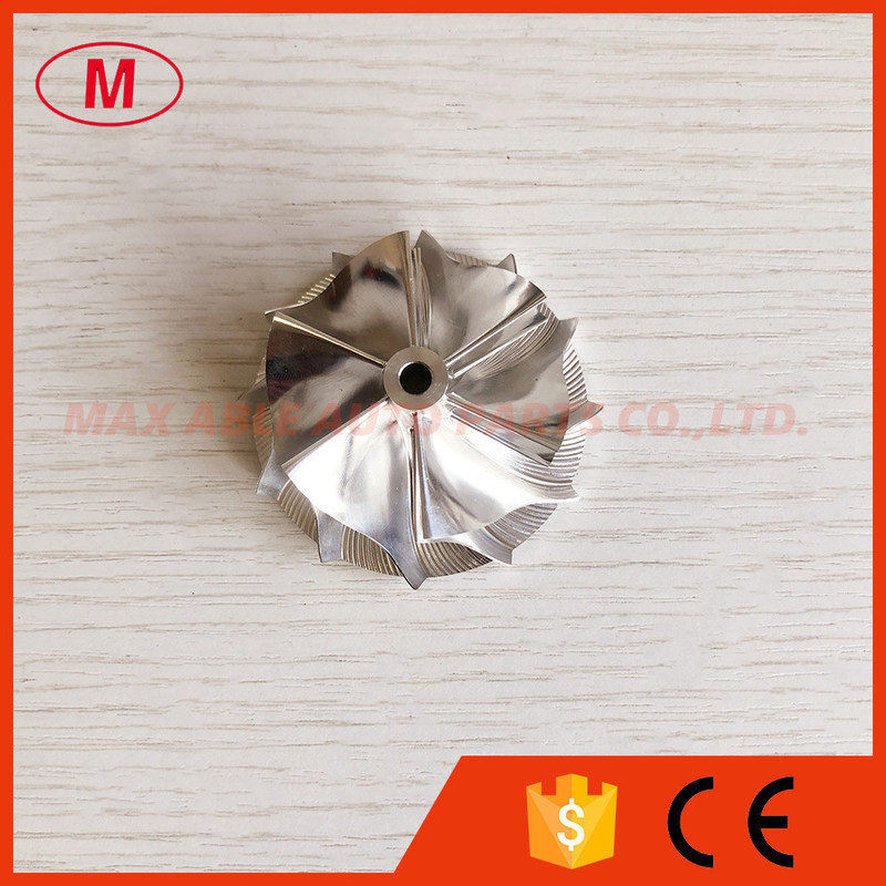 K04 5306-123-2014 46.39/56.08mm 6+6 blades performance aluminum 2618/milling/billet compressor wheel for 5304-970-0064