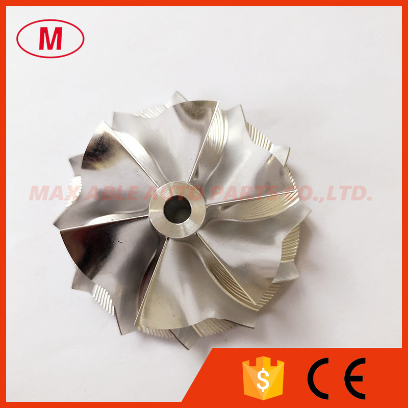 K04 41.00/51.00.mm 6+6blades high performance Turbocharger milling/aluminum 2618/billet compressor wheel