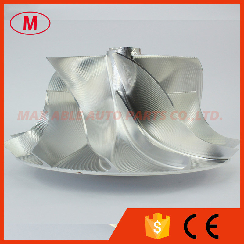 S400 171691 74.53/101.44mm 6+6 blades high performance point milling Turbo milling/aluminum 2618/billet compressor wheel