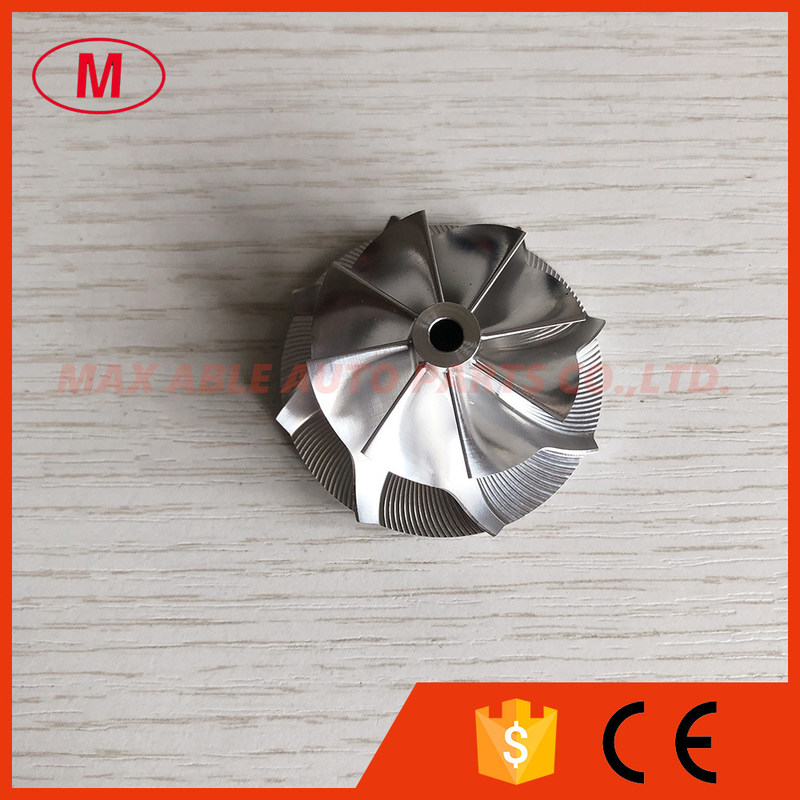 KP39 35.00/46.00mm 8+0 blades Turbo aluminum 2618/milling/billet compressor wheel