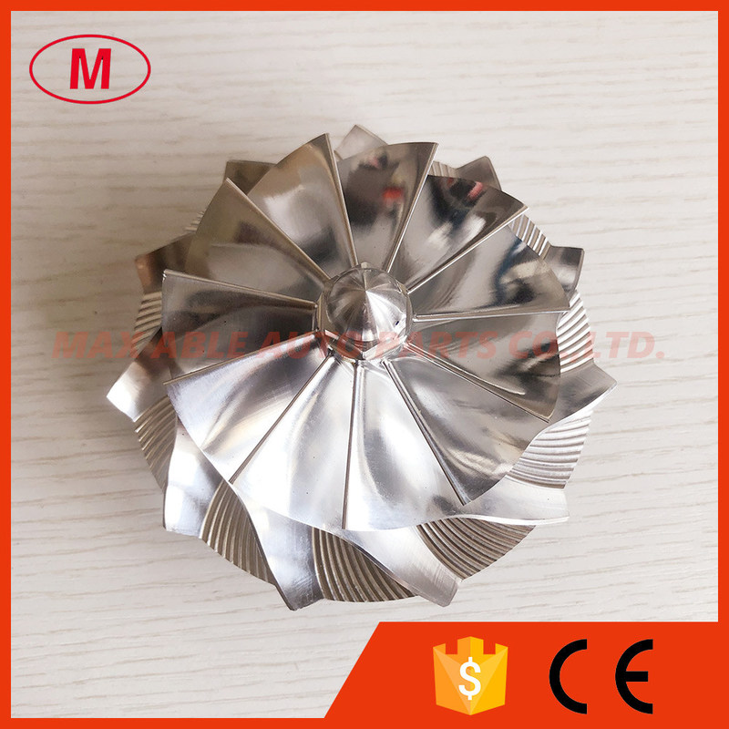 GTB4702 76.00/102.38mm 11+0 blades turbo milling/aluminum 2618/billet compressor wheel for 14201-00Z1D Upgrade