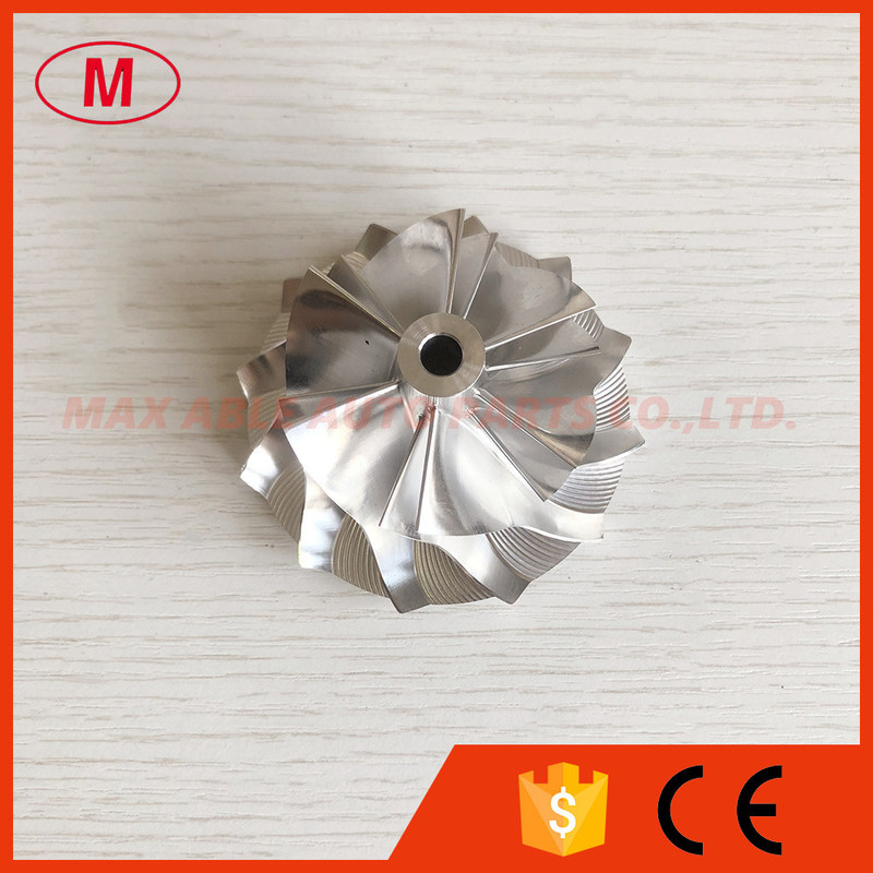 RHF5HB 50.39/68.01mm 6+6 blades high performance Turbocharger milling/aluminum 2618/billet compressor wheel