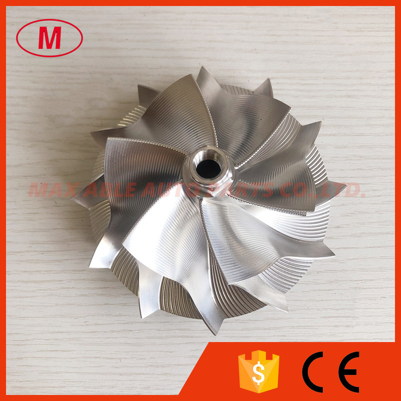 HX60 88.70/118.00mm 6+6 blades point milling performance turbo milling/Aluminum 2618/billet compressor wheel