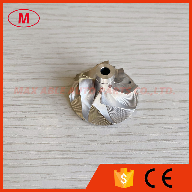 RHF3 25.50/36.95mm 4+4 blades milling/aluminum 2618/Billet compressor wheel for CIFU