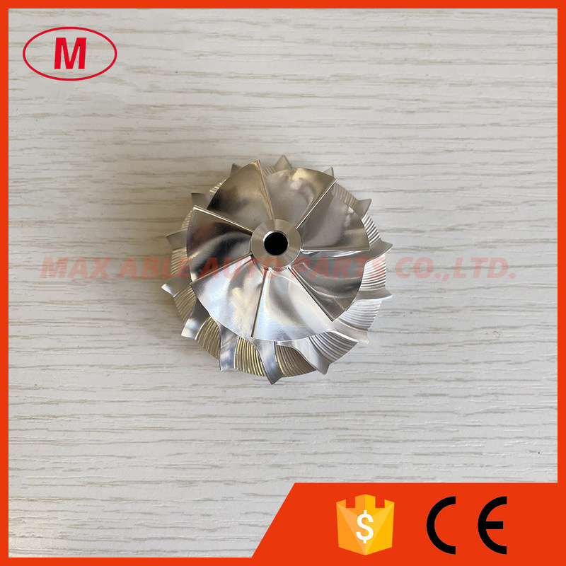RHF5 41.24/56.00mm 7+7 blades high performance Turbo milling/aluminum 2618/billet compressor wheel for VIFB