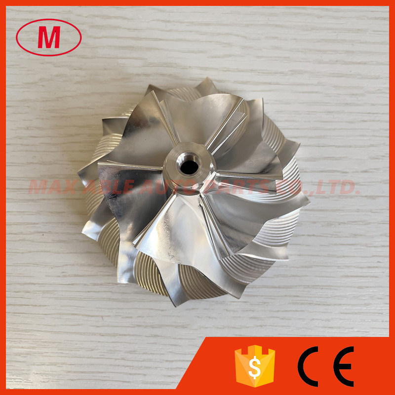 GT3788LVA 753610-0004 60.98/88.25mm 6+6 blades high performance turbo milling/aluminum 2618/billet compressor wheel