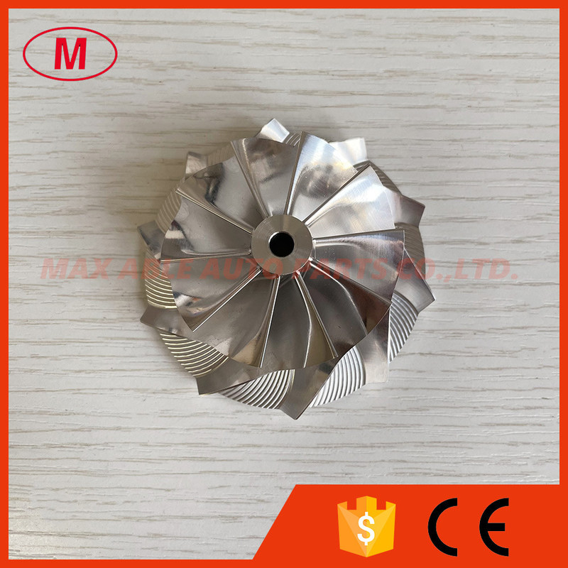 TD04HL reverse 50.38/68.00mm 10+0 blades  high performance turbo milling/Billet compressor wheel