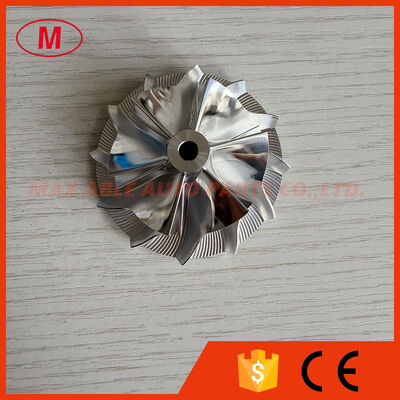 K04 reverse 5306-123-2035 41.65/56.08mm 6+6 pales turbo haute performance fraisage/aluminium 2618 /roue de compresseur billette